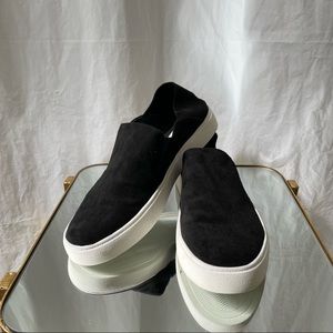 Steve Madden Black Suede Slip Ons High Tops